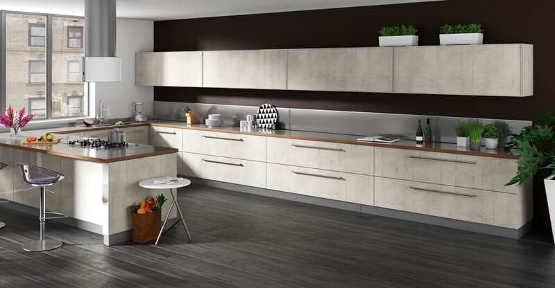 ONE SKIN PANELS-WHITE CONCRETE/HIGH GLOSS/18MM