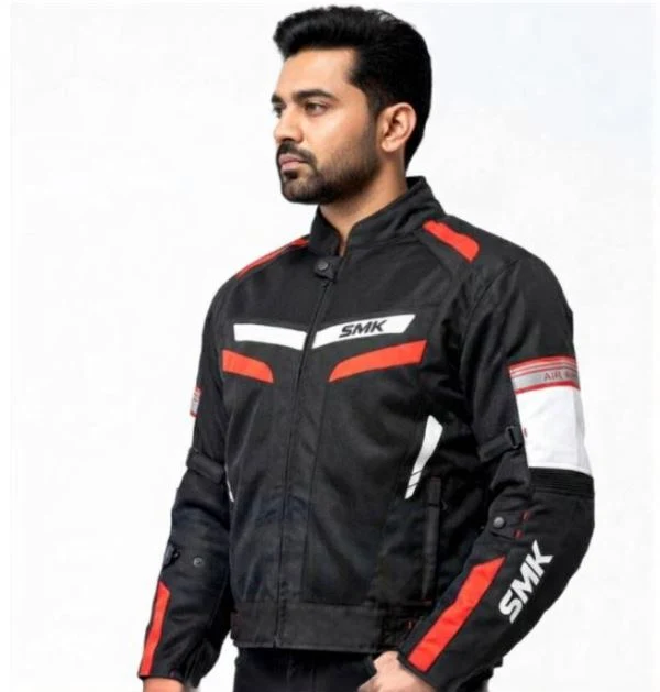 SMK INFINITY RUSH RIDING JACKET BLACK/RED XL