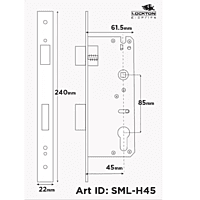 LOCKTON 'E-Series' Euro Smart Mortice Lock LOCKTON 'E-Series' Euro Smart Mortice Lock