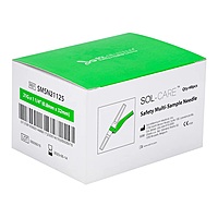 Sol-Care® Safety Multi-Sample Needle - 1 1/4 Inch