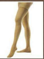 Jobst® Relief Compression Stocking, Thigh High, Beige, Closed Toe, PR/2EA