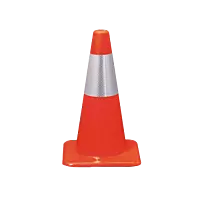 Soft Orange PVC Traffic Cone