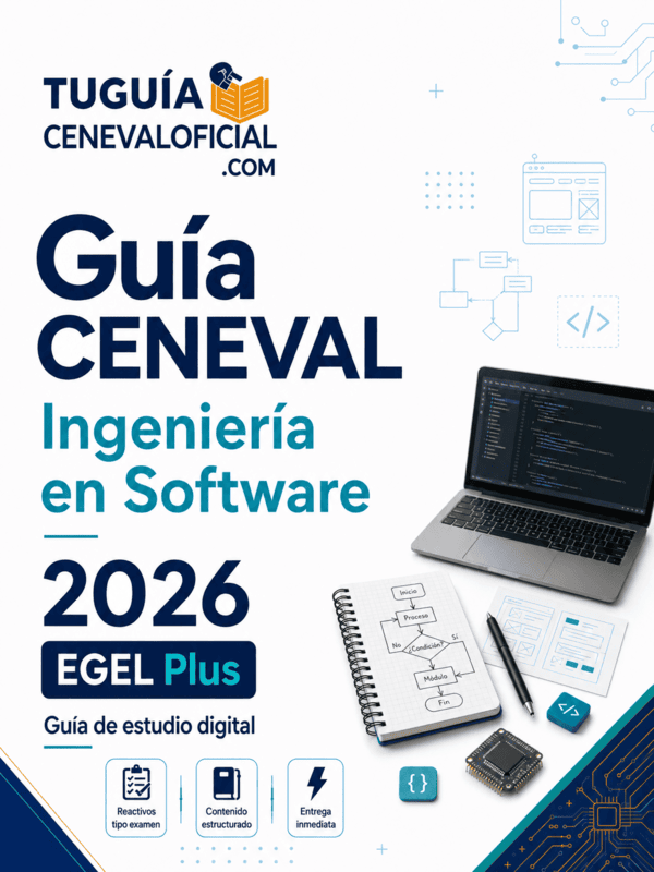 Guía CENEVAL Ingeniería en Software 2026