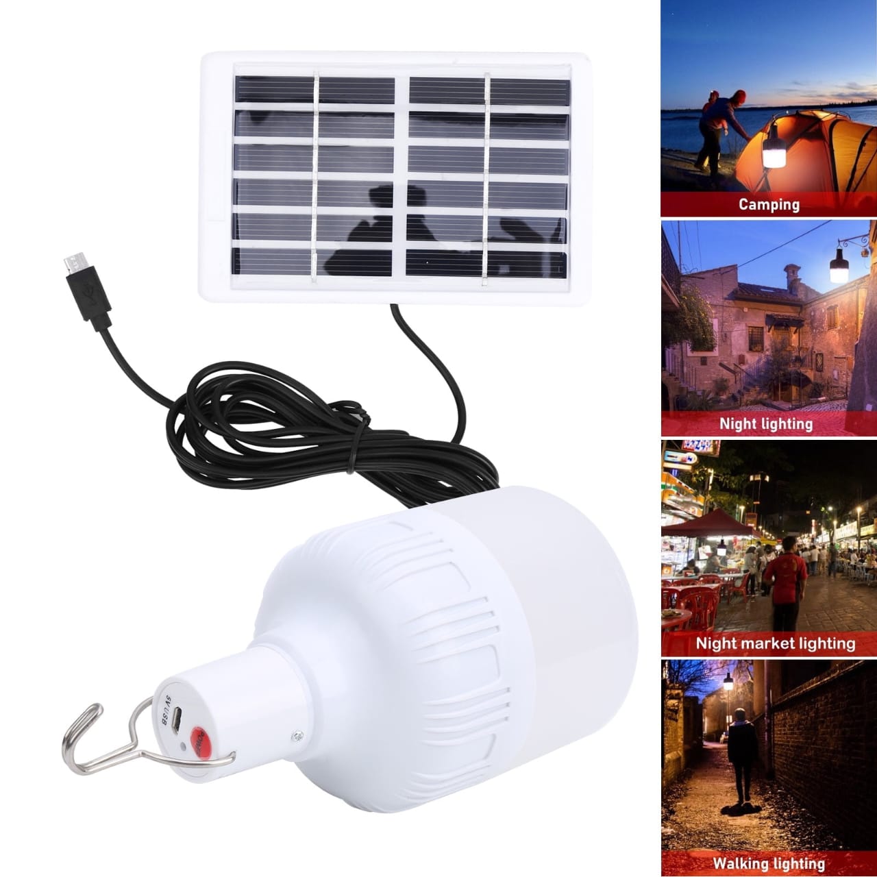 SOLAR SYSTEM LED BULB/LAMP 18W 2000MAH