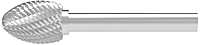SOLID CARBIDE BURR, CROSS-PITCHED