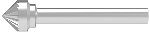 SOLID CARBIDE BURR, MEDIUM CONE SHAPED