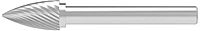 SOLID CARBIDE BURR, MEDIUM CONE