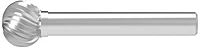 SOLID CARBIDE BURR SPHERE SHAPE