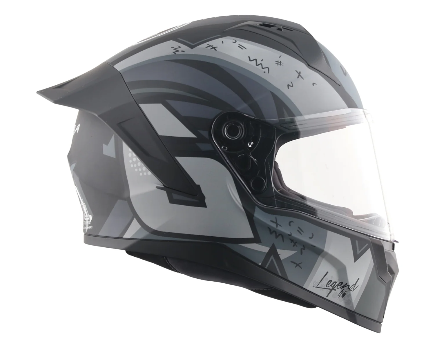 VEGA SONIC DX LEGEND DULL BLACK/GREY C/V (L) VEGA SONIC DX LEGEND DULL BLACK/GREY C/V (L)