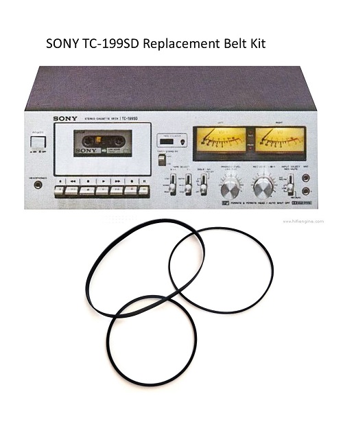 SONY TC-199SD Cassette Belt kit SONY TC-199SD Cassette Belt kit