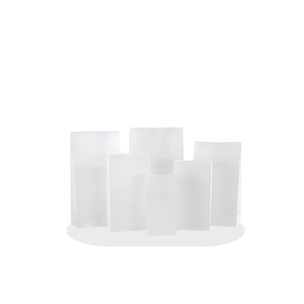 PAPER BAG SQUARE BOTTOM - WHITE