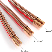 Kabel Direkt Speaker Cable Pure copper speaker cables 2 x 1.5mm Kabel Direkt Speaker Cable Pure copper speaker cables 2 x 1.5mm