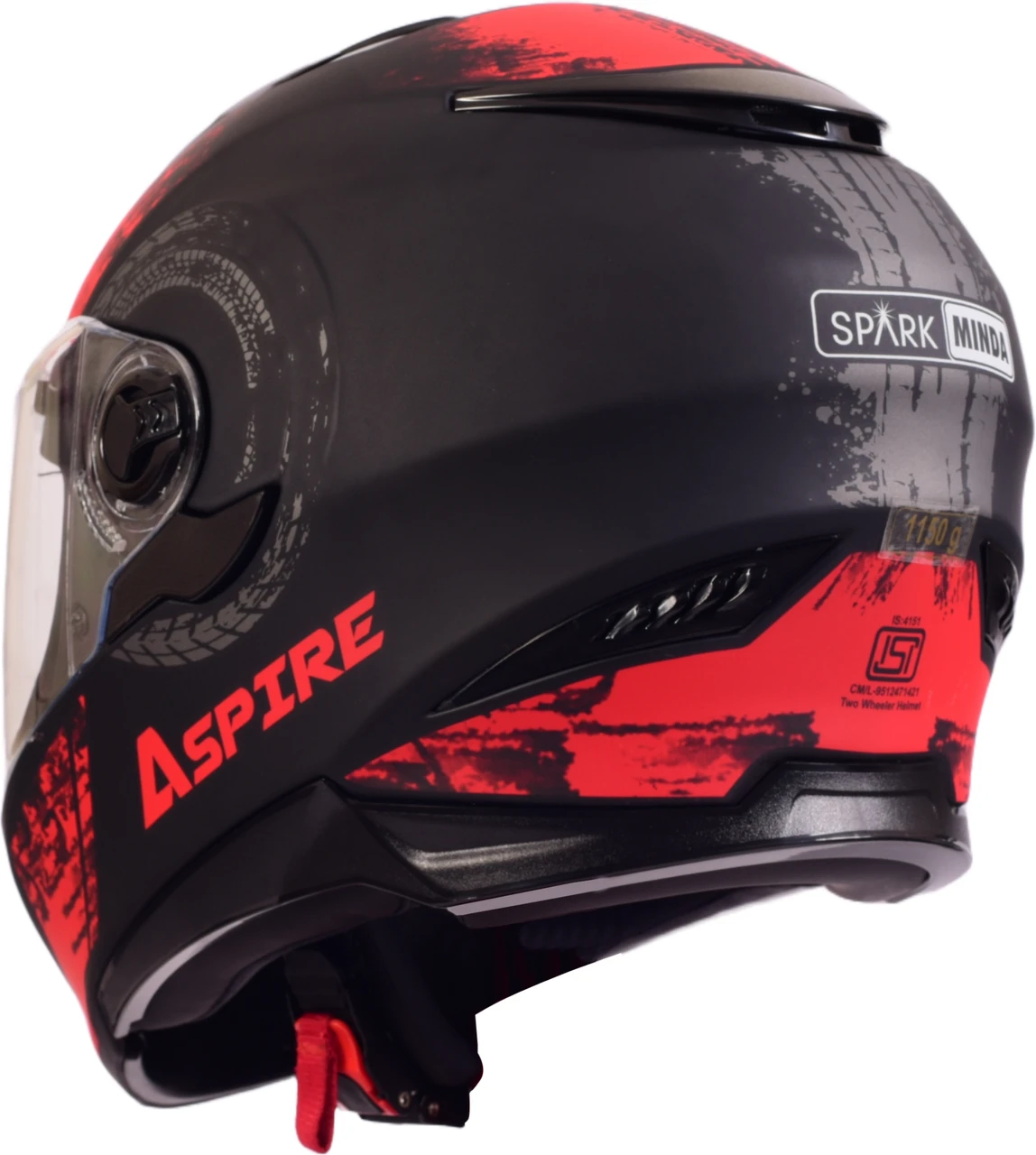 SPARK MINDA ASPIRE D1 MATTE BLACK/RED C/V 580 MM