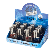 TORCH & LIGHTER:SKULL 4 FLAME LIGHTER