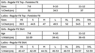 BRT Triflex Single Set Top and Skirt