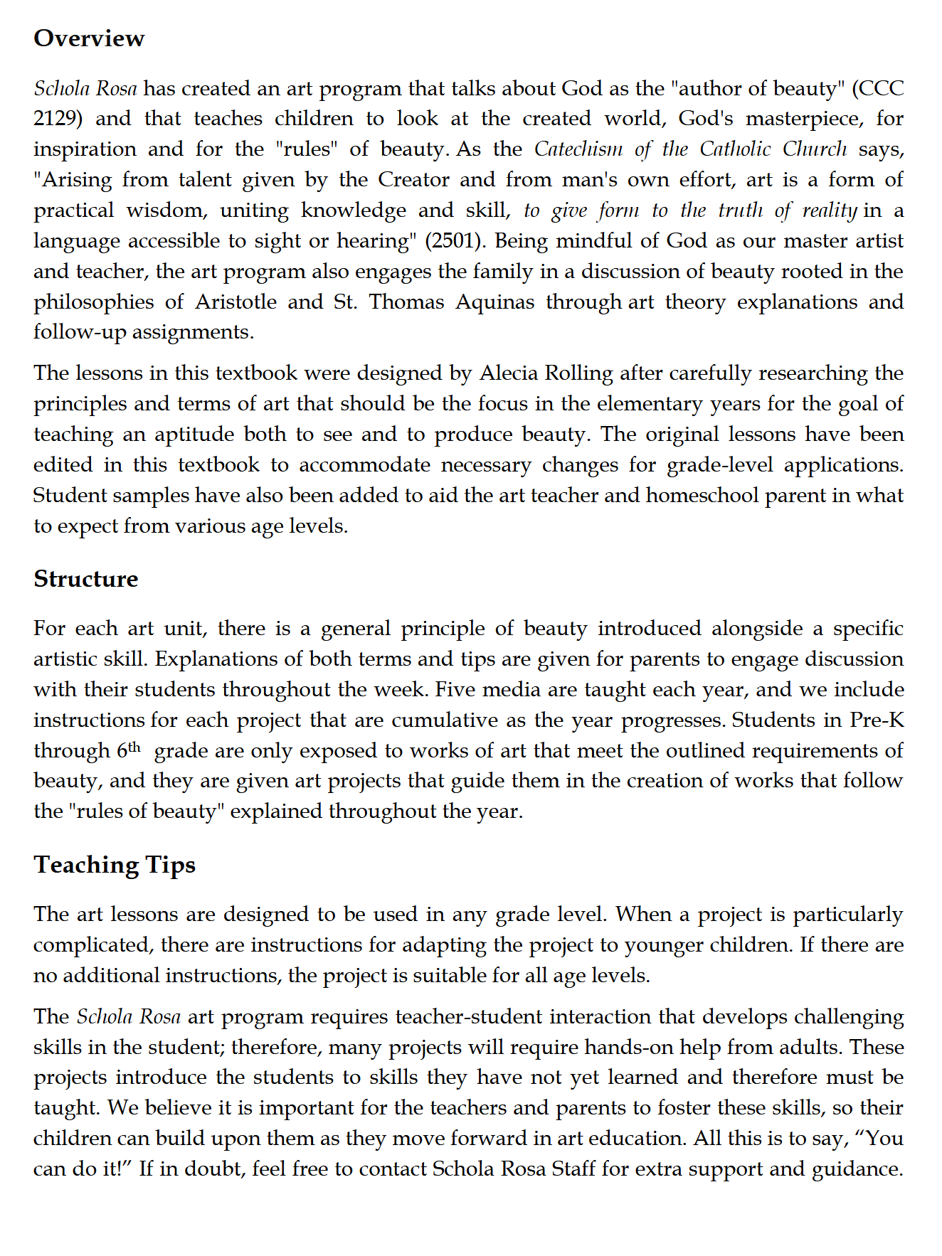 ART 1: Ancient & Classical Times (K-6th) ~ Textbook