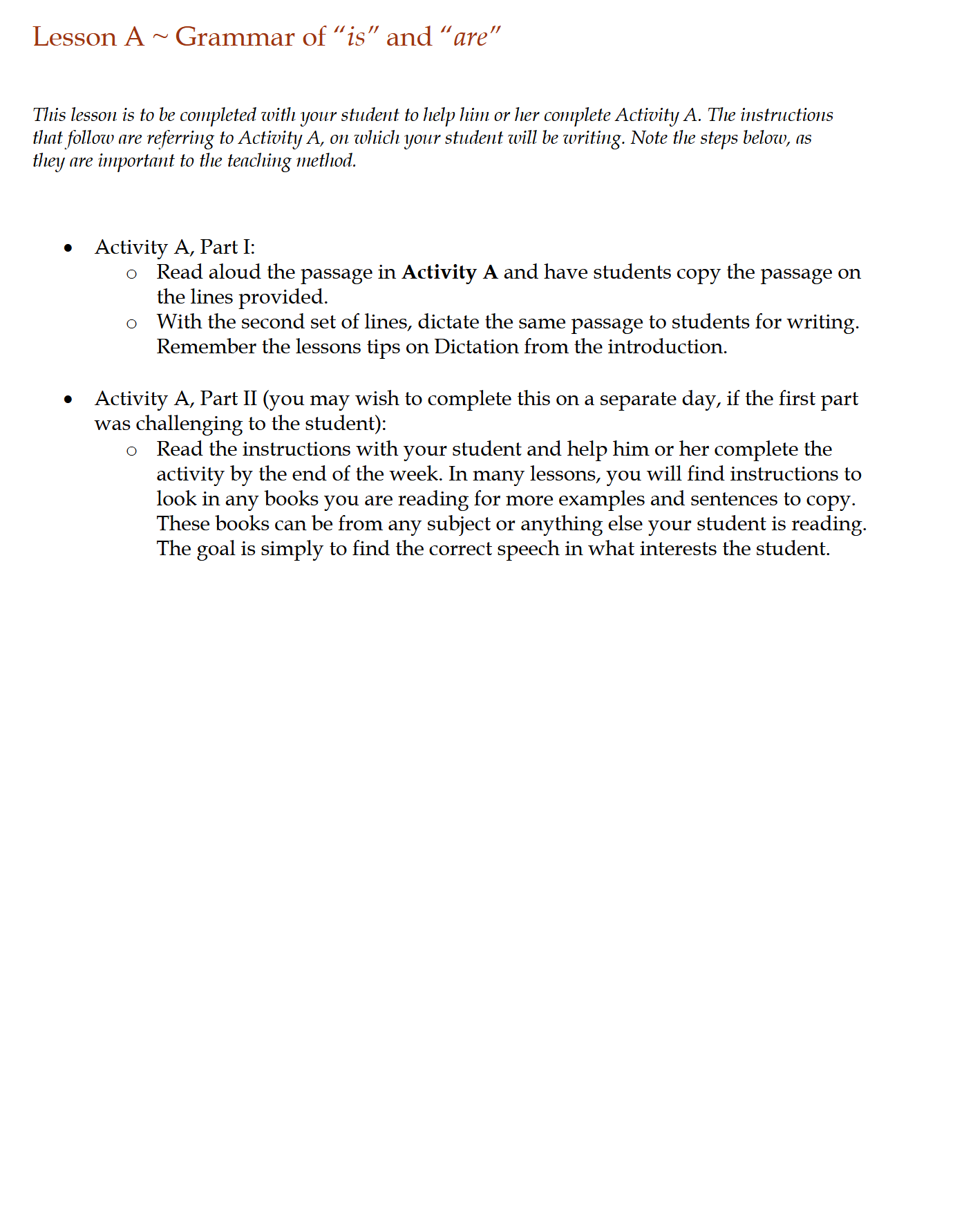 Language Arts 2-3: Schola Rosa Cycle 1