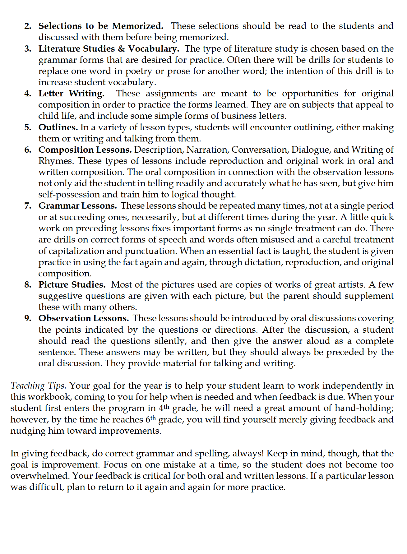 Language Arts 4-6: Schola Rosa Cycle 1