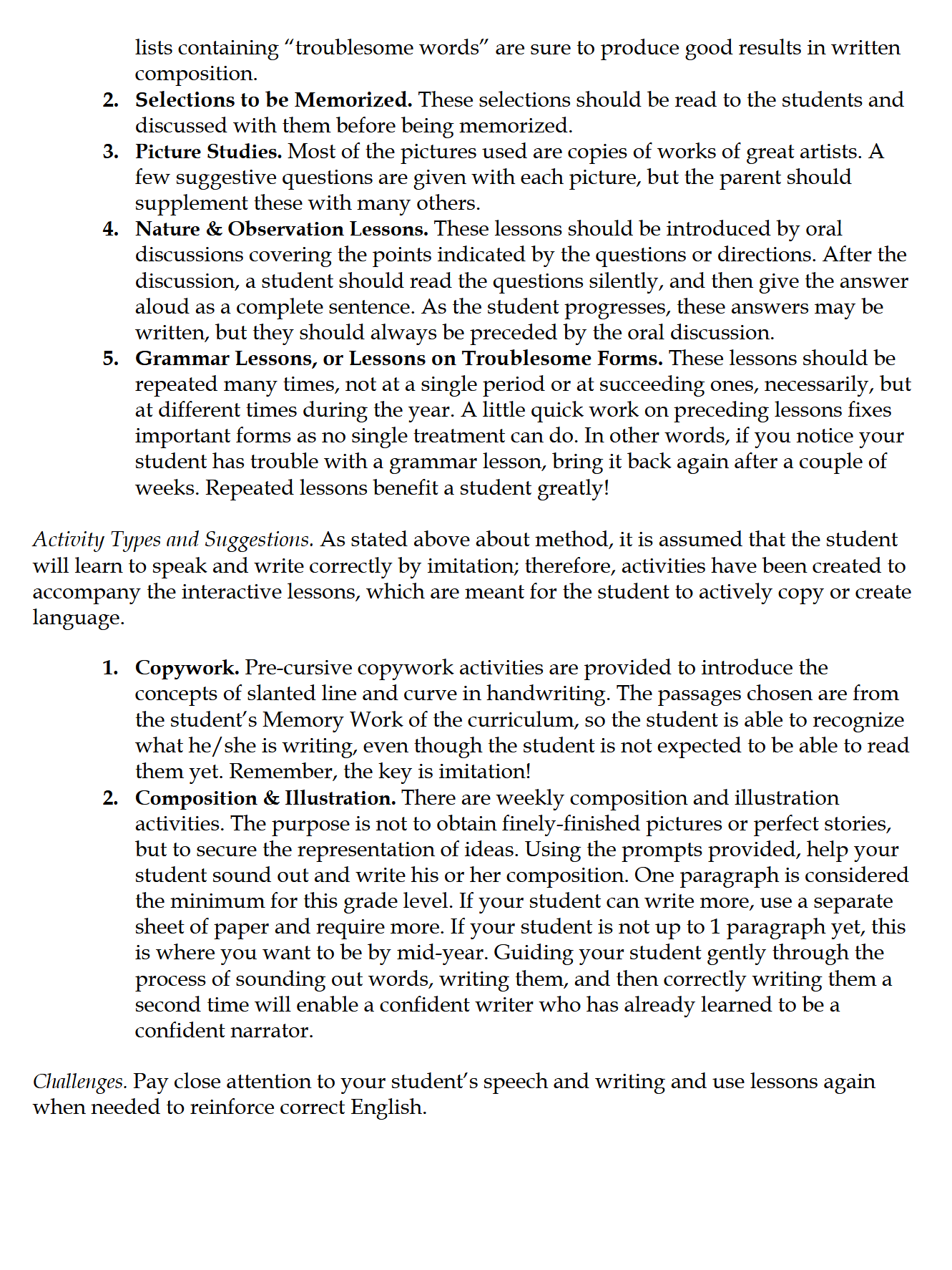 Language Arts 2-3: Schola Rosa Cycle 2