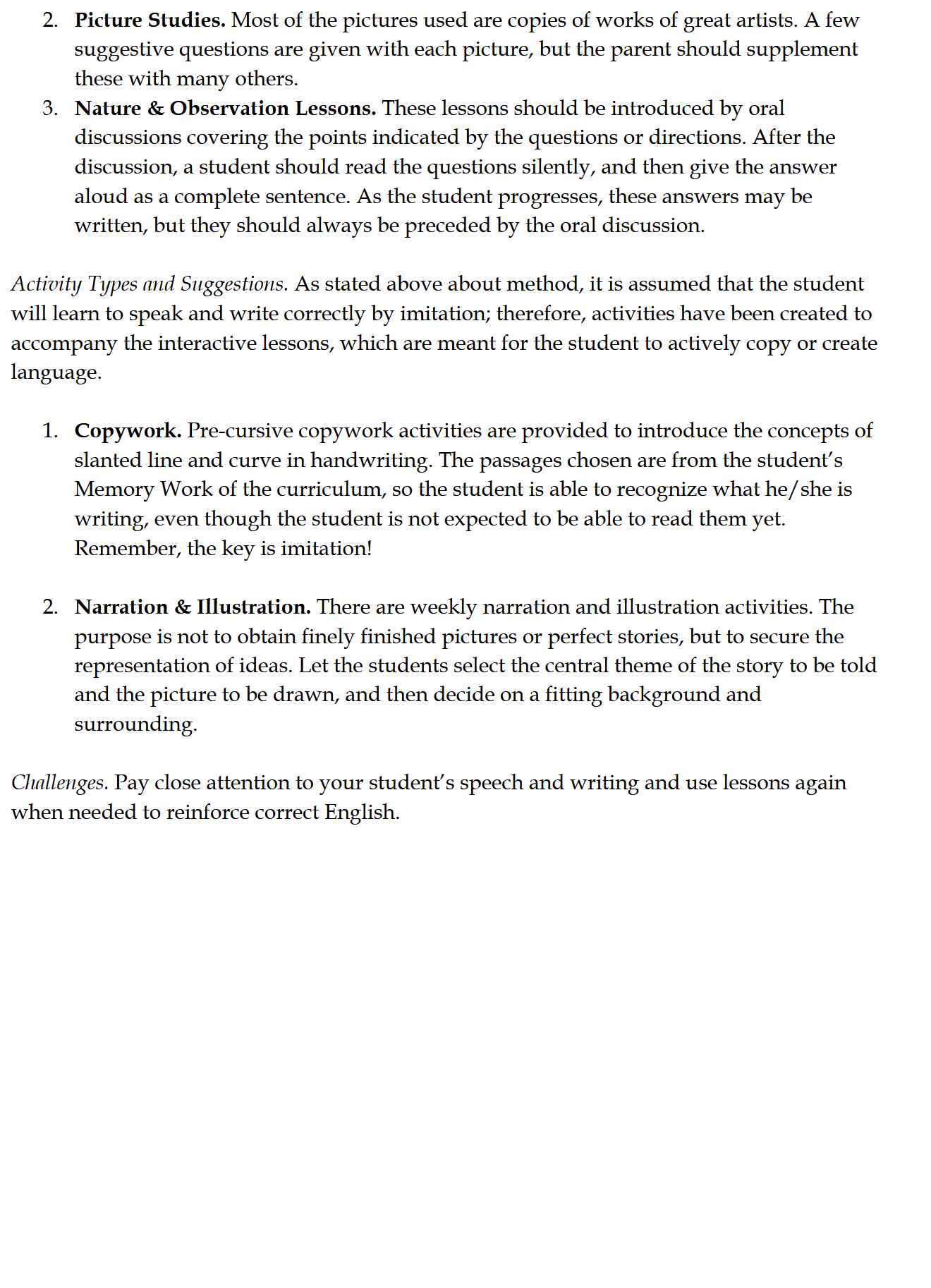 Language Arts K-1: Schola Rosa Cycle 2