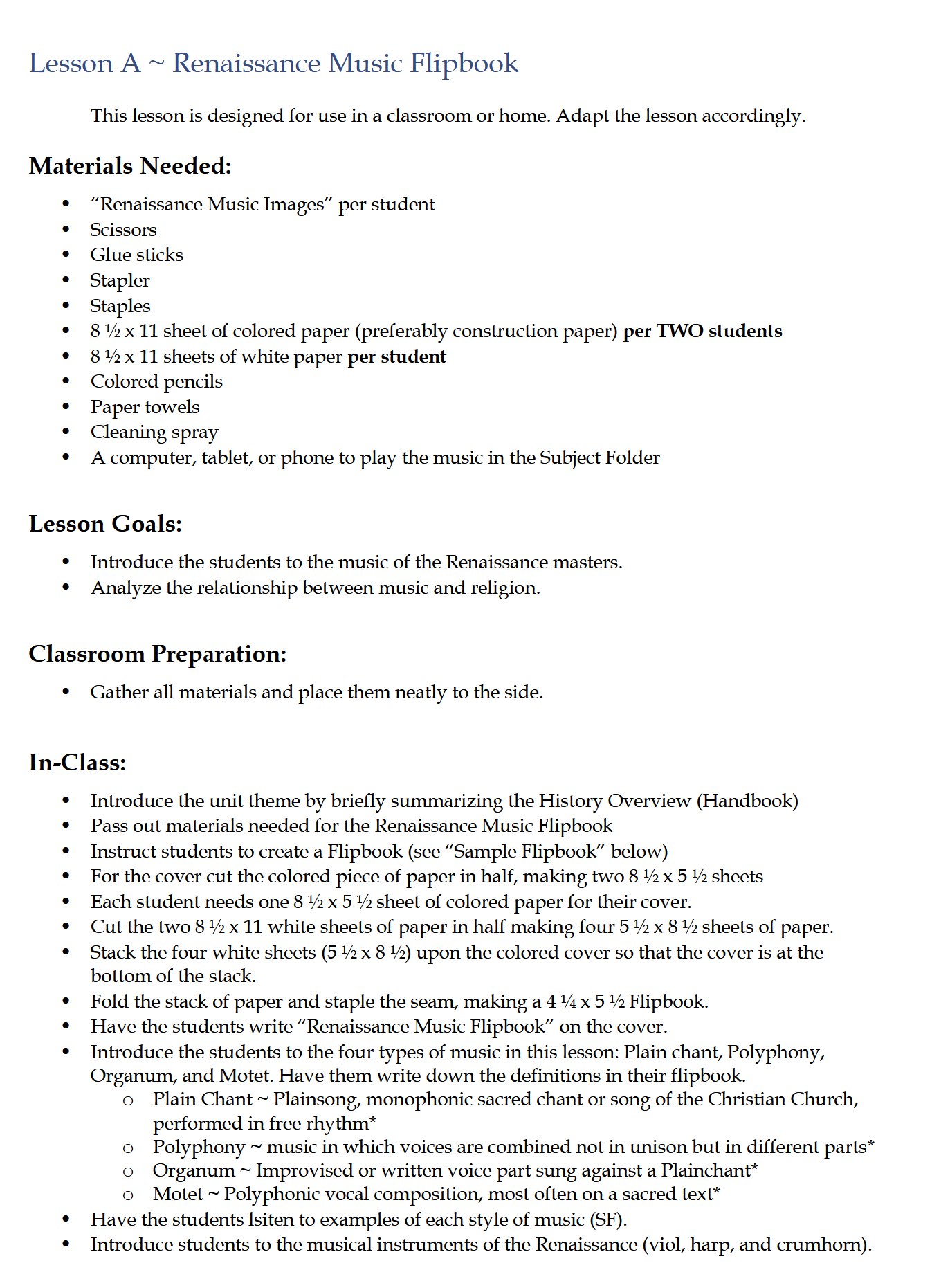 History 2-3: Modern Times - Schola Rosa Cycle 3 History 2-3: Modern Times - Schola Rosa Cycle 3