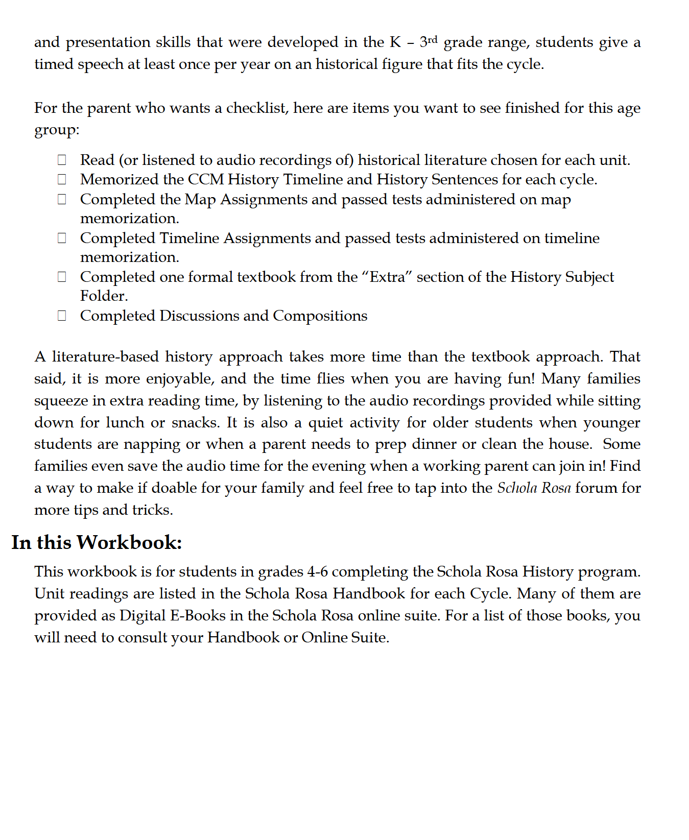 History 4-6: Modern Times: Schola Rosa Cycle 3 History 4-6: Modern Times: Schola Rosa Cycle 3