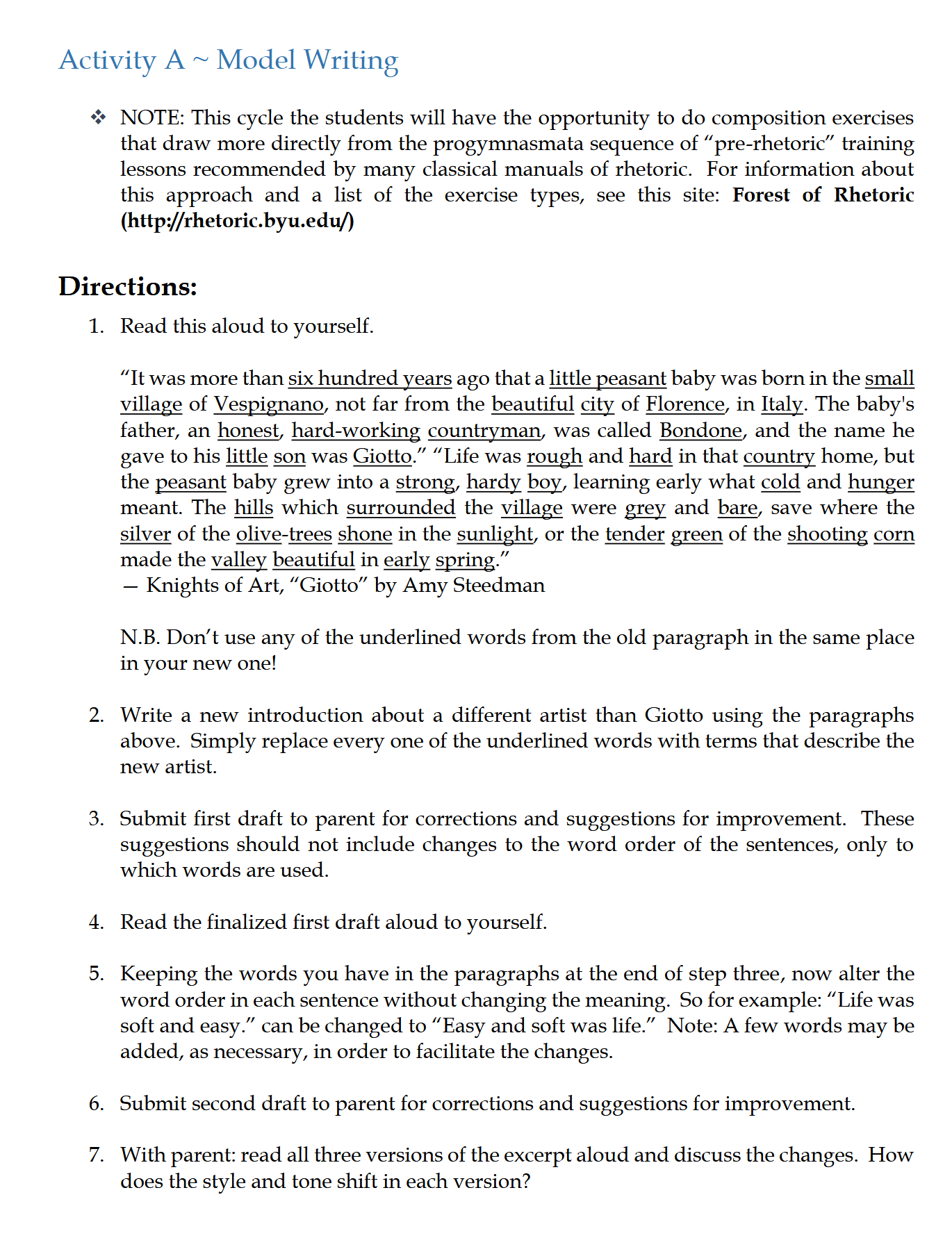 History 4-6: Modern Times: Schola Rosa Cycle 3 History 4-6: Modern Times: Schola Rosa Cycle 3