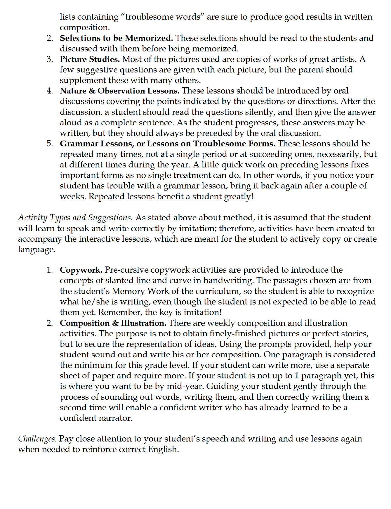 Language Arts 2-3: Schola Rosa Cycle 3 Language Arts 2-3: Schola Rosa Cycle 3