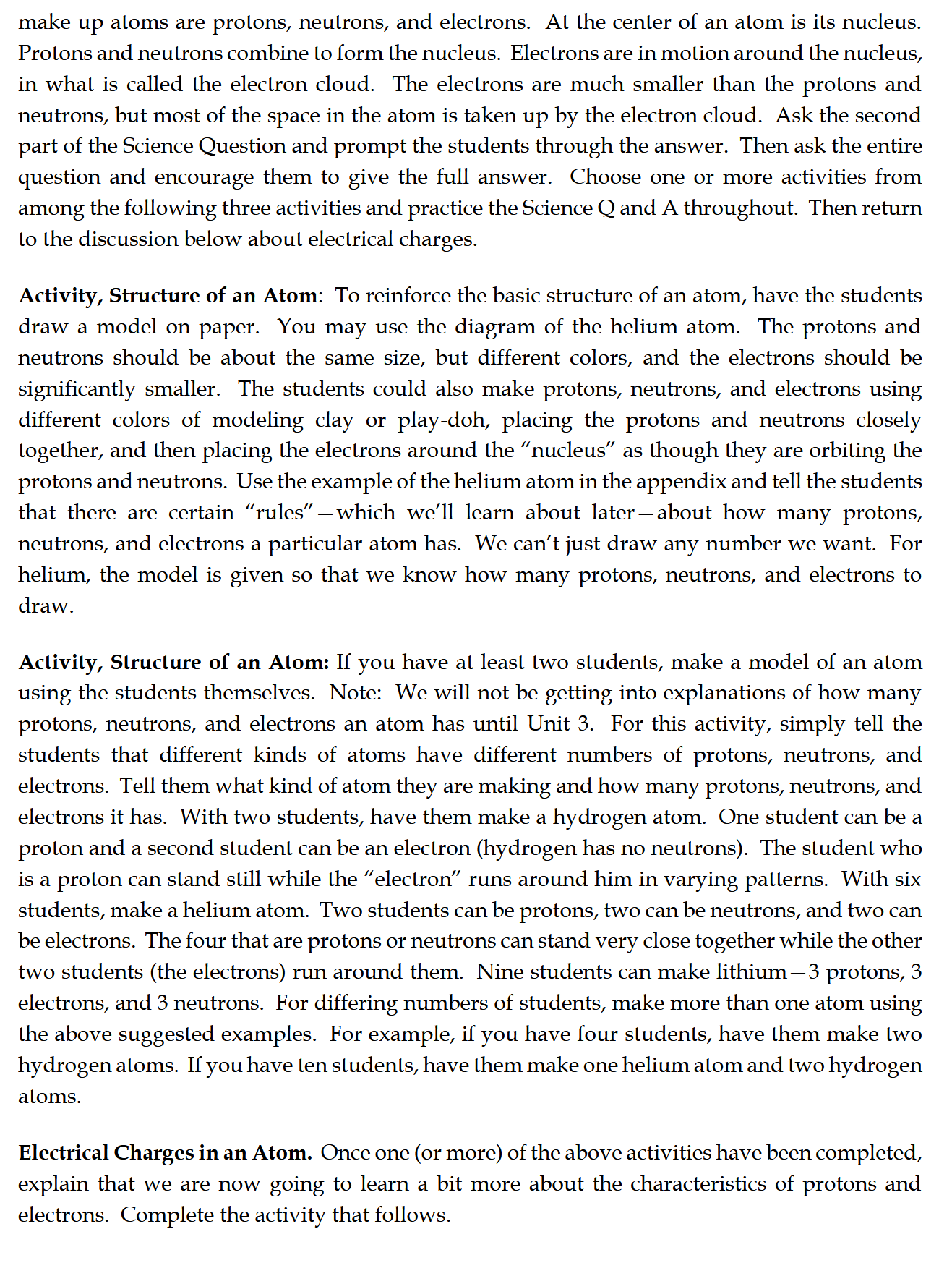 Science 2-3: Chemistry and Physics: Schola Rosa Cycle 3 Science 2-3: Chemistry and Physics: Schola Rosa Cycle 3