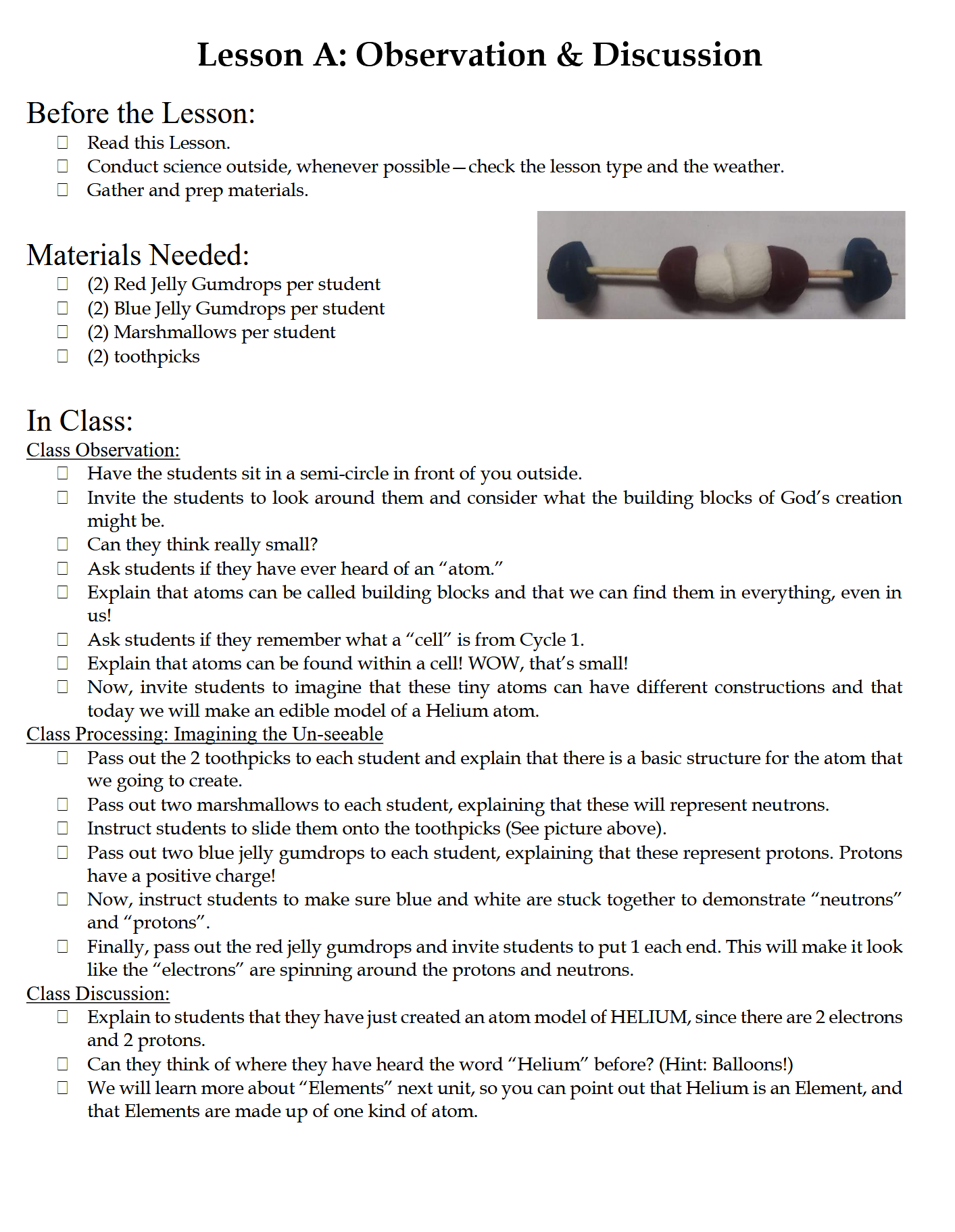 Science K-1: Chemistry and Physics: Schola Rosa Cycle 3 Science K-1: Chemistry and Physics: Schola Rosa Cycle 3