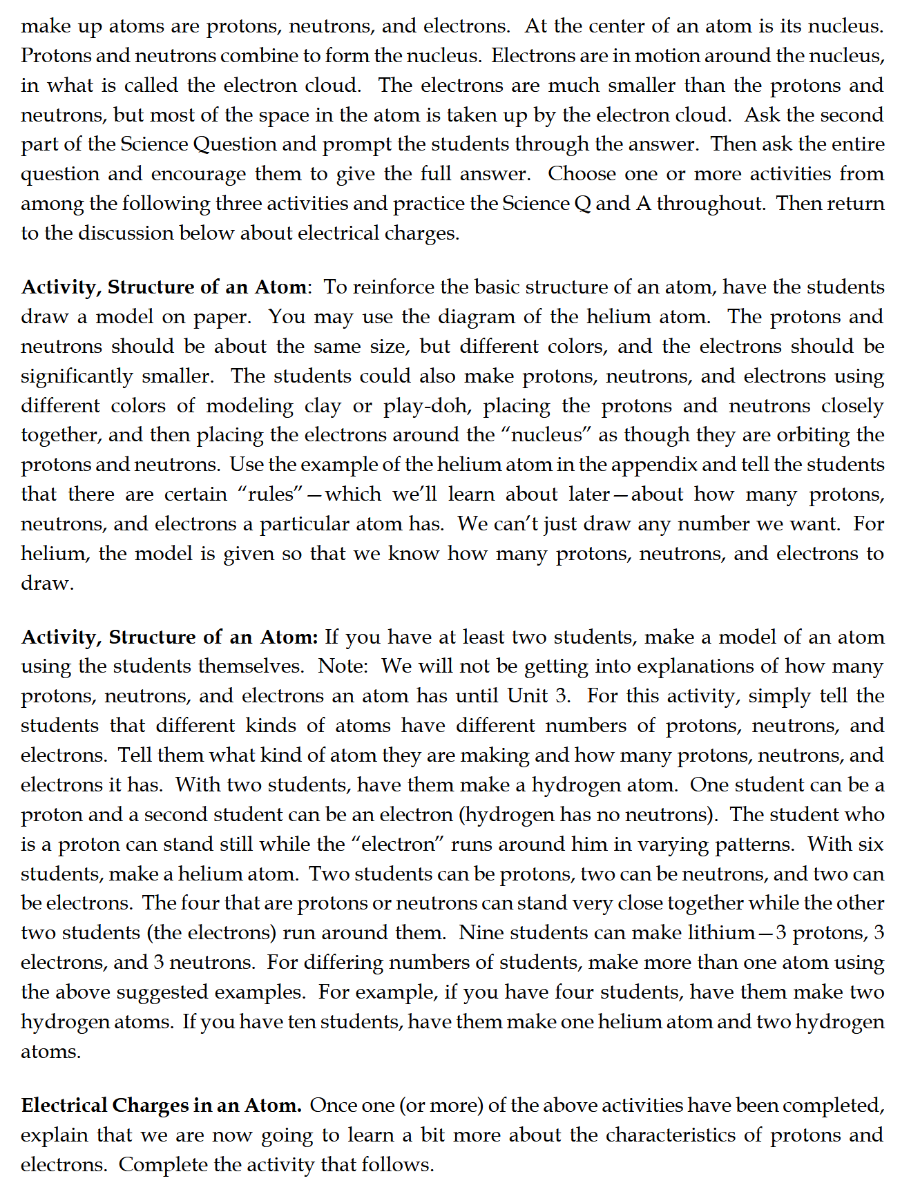 Science K-1: Chemistry and Physics: Schola Rosa Cycle 3 Science K-1: Chemistry and Physics: Schola Rosa Cycle 3