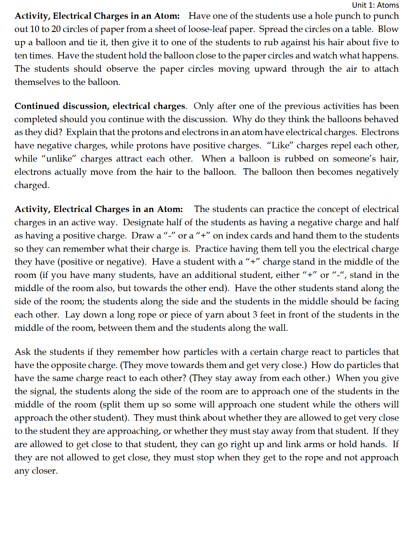 Science K-1: Chemistry and Physics: Schola Rosa Cycle 3 Science K-1: Chemistry and Physics: Schola Rosa Cycle 3