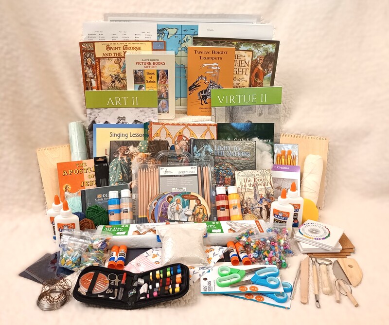 Schola Rosa K-6 - Family Books and Art Kit - Cycle 2 Schola Rosa K-6 - Family Books and Art Kit - Cycle 2