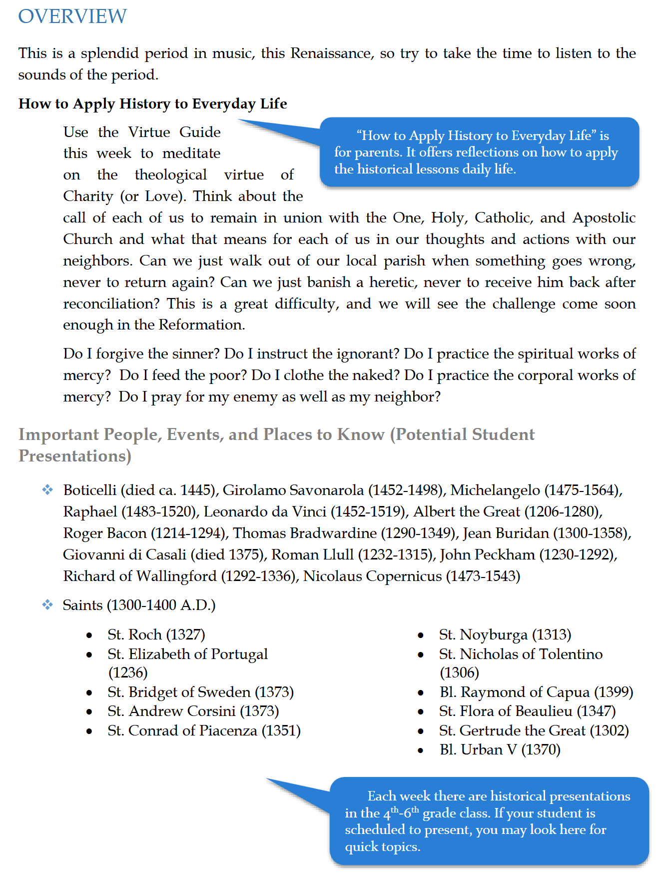 Schola Rosa Handbook (K-6th): Cycle 3 Schola Rosa Handbook (K-6th): Cycle 3