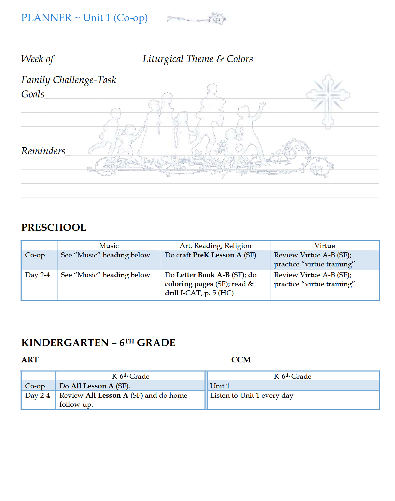 Schola Rosa Handbook (K-6th): Cycle 3 Schola Rosa Handbook (K-6th): Cycle 3