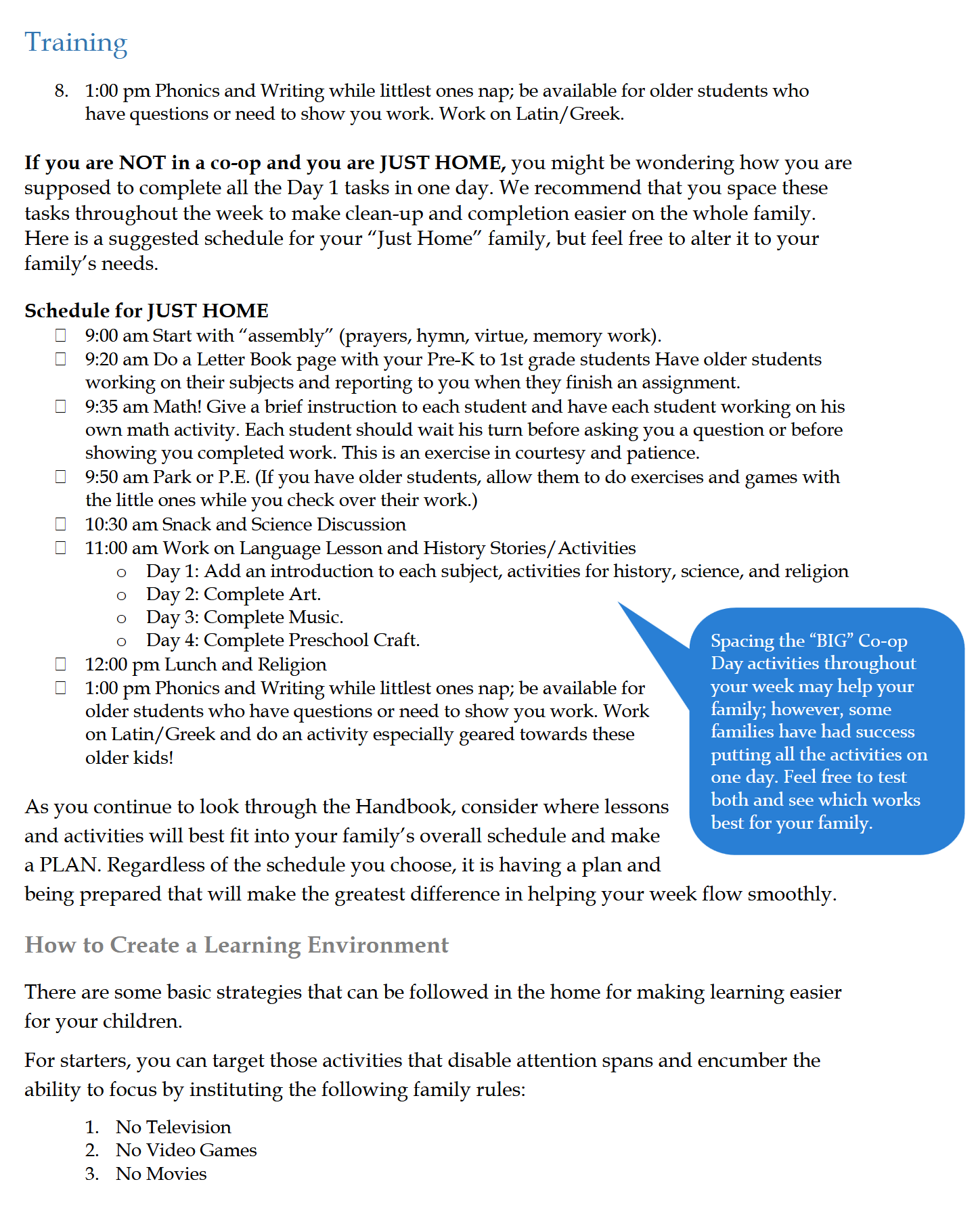 Schola Rosa Handbook (K-6th): Cycle 3 Schola Rosa Handbook (K-6th): Cycle 3