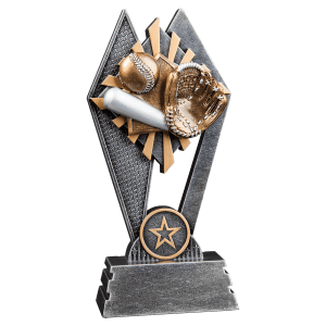 Sun Ray Resin Trophy-Baseball/Softball-8in.