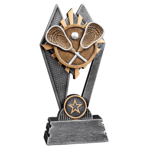 Sun Ray Resin Trophy-Lacrosse-7in.