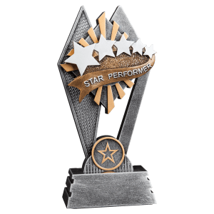 Sun Ray Resin Trophy-Star-Performer-7in.