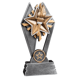 Sun Ray Resin Trophy-Victory-7in.