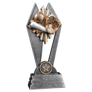 Sun Ray Resin Trophy-Baseball/Softball-7in.