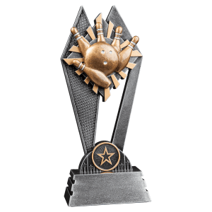 Sun Ray Resin Trophy-Bowling-8in.