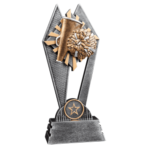 Sun Ray Resin Trophy-Cheer-8in.