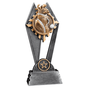 Sun Ray Resin Trophy-Golf-8in.