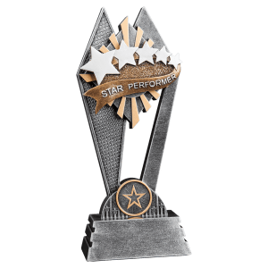 Sun Ray Resin Trophy-Star-Performer-8in.