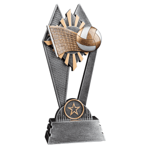 Sun Ray Resin Trophy-Volleyball-8in.