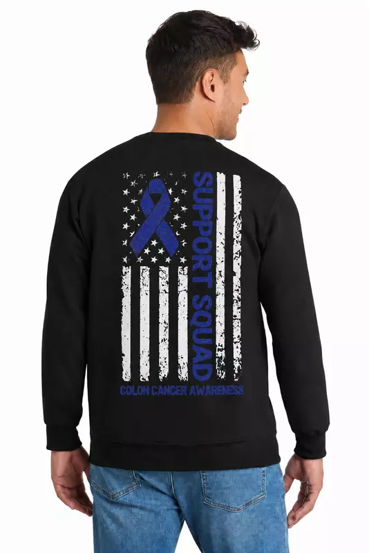 Support Squad - Port & Co Core Fleece Crewneck Sweatshirt