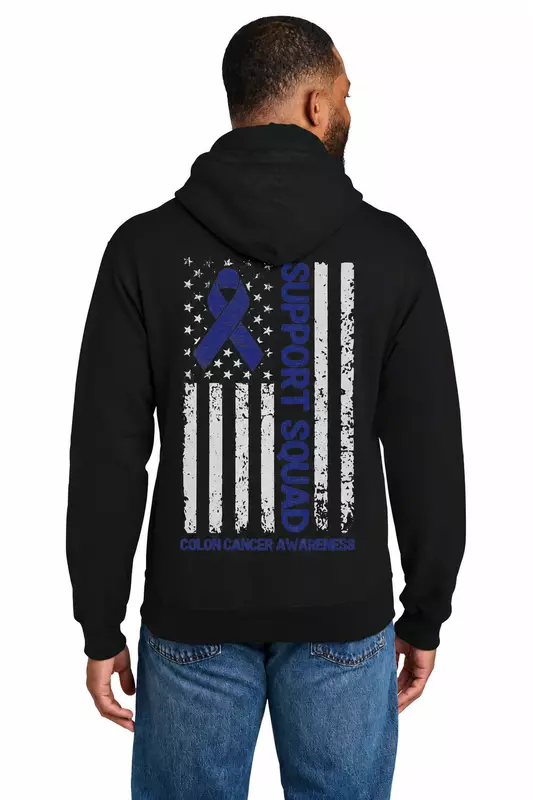 Support Squad - Port & Co Essential Fleece Pullover Hooded Sweatshirt