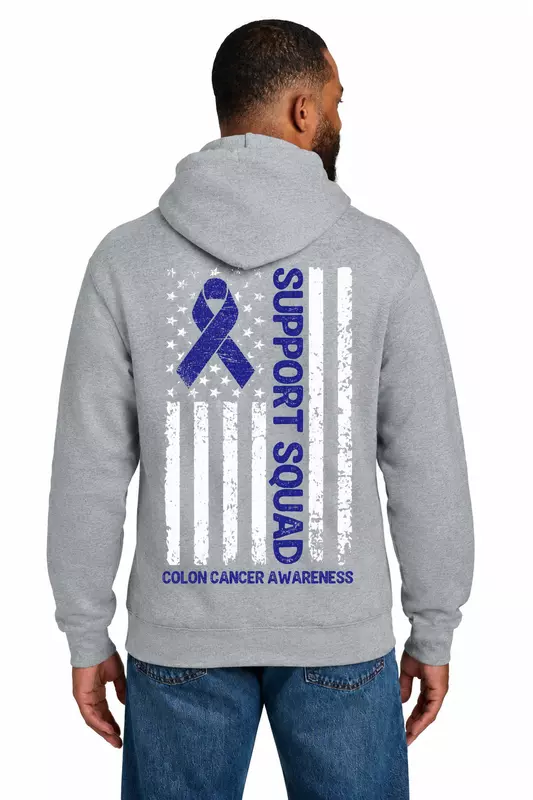 Support Squad - Port & Co Essential Fleece Pullover Hooded Sweatshirt