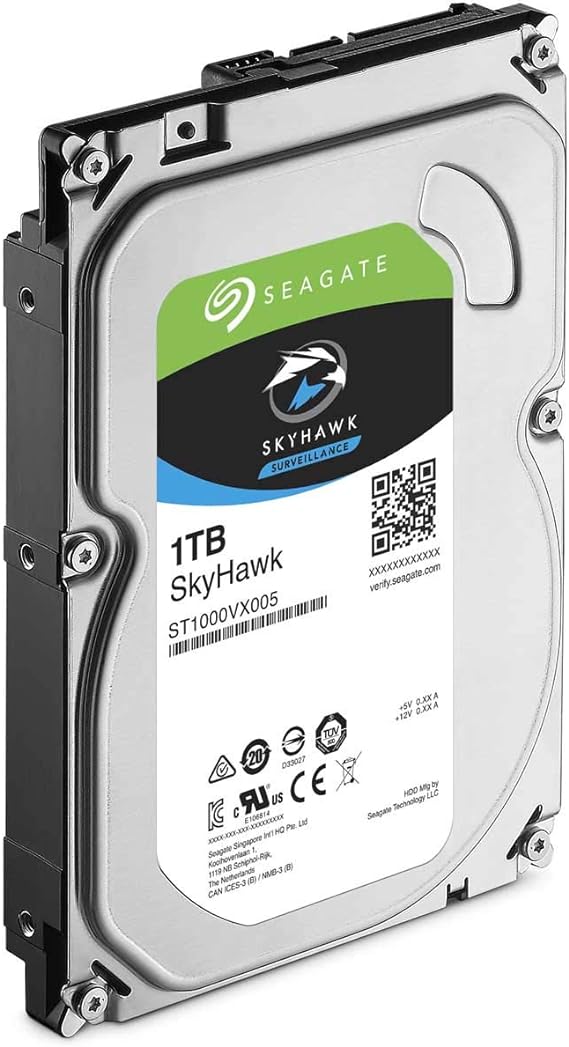 SEAGATE SKYHAWK HARD DRIVE 1TB SURVEILLANCE - ST1000VX005